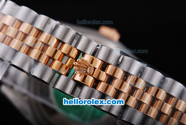 Rolex Datejust Oyster Perpetual Automatic with Rose Gold Bezel and Rose Gold Dial-Small Calendar - Click Image to Close